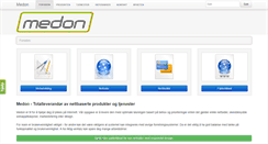 Desktop Screenshot of medon.no